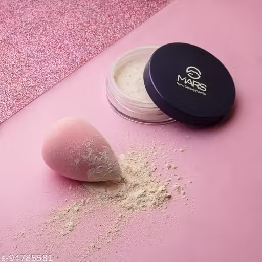 Mars High Definition Ultra Fine Matte Loose Powder Compact (Soft Light, 8g)