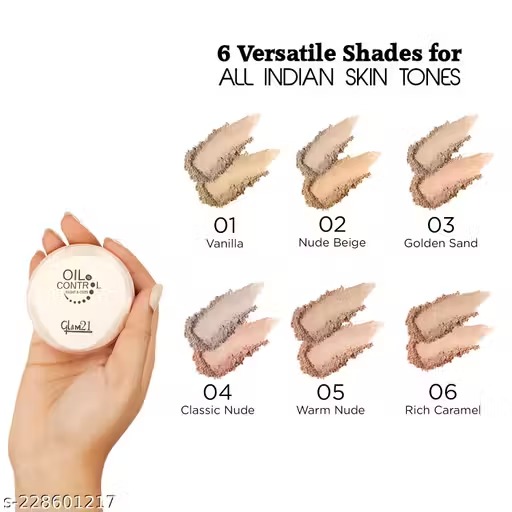 Glam21 Oil Control Sleek & Soft 2-In-1 Compact Powder 20g
