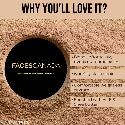Faces Canada Weightless Stay Matte Finish Compact Powde