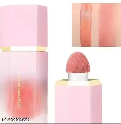 Matte Finish Liquid Blusher Waterproof Blusher Soft Cream Makeup (Pink)