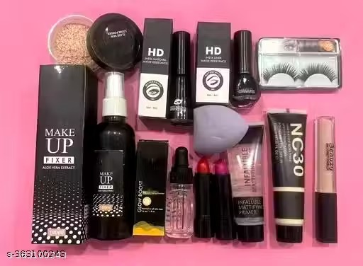 Makeup Combo With Liner, Mascara