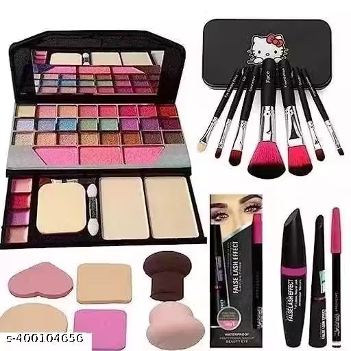 Tya 5024 With 7pc Makeup Brush Set + 3 In 1 Combo Mascara