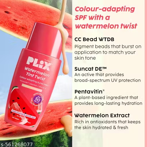 Plix - The Plant Fix Watermelon Tint Twist Color-Adapting Sunscreen