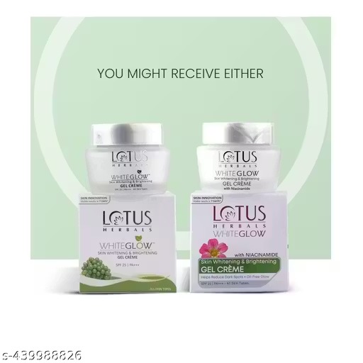 Lotus Herbals WhiteGlow Combo Pack - Skin Whitening & Brightening