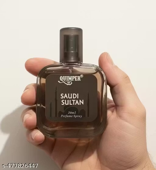 Quimper Saudi Sultan & Arabic Khalifa 20Ml Each PerfumeQuimper Saudi Sultan & Arabic Khalifa 20ml Each Perfume Name: Quimper Saudi Sultan & Arabic Khalifa 20ml Each Perfume Product Name: Quimper Saudi Sultan & Arabic Khalifa 20ml Each Perfume Brand Name: Quimper Flavour: No Flavour Net Quantity (N): 2 Quimper Saudi opens with deep, warm woody and musky accords inspired by traditional Middle Eastern perfumery. Its intense, masculine aroma creates a strong and confident presence, ideal for evening wear and special occasions.  Quimper Sultan delivers a refined blend of spicy, amber, and sweet woody notes, offering a regal and smooth fragrance trail. Balanced yet commanding, it is perfect for daily wear as well as formal gatherings.  Both perfumes are designed to provide long-lasting freshness, leaving a luxurious scent trail that speaks of class and authority.  Product Highlights:  Combo Pack: Saudi + Sultan  Quantity: 20ml each (Total 40ml)  Fragrance Type: Premium Perfume  Long-lasting & intense aroma Inspired by Arabian luxury fragrances Ideal for daily wear, parties & gifting Stylish, travel-friendly bottles  Country of Origin: India