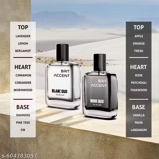 BRIT ACCENT | Combo Pack Of Noir Oud & Blanc Oud