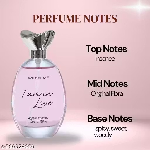 Wildplay I Am In Love Perfume Spray – 40Ml | Romantic & Alluring Scent For Daily Wear