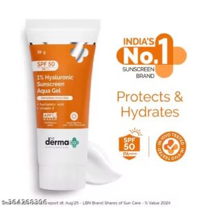 The Derma Co. 1% Hyaluronic Sunscreen SPF 50 Aqua Gel