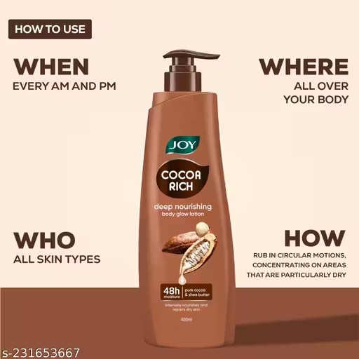 Joy Cocoa Rich Body Lotion 400ml