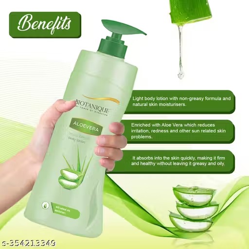 **Biotanique Aloe Vera Body Lotion For Dry Skin - 400 ml**