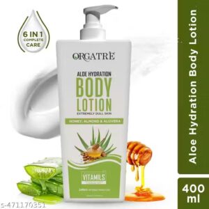 **Body Lotion 6 In 1 Aloe Hydration 24 Hrs Intense Moisturizer For Dry & Dull Skin (400 ml)**