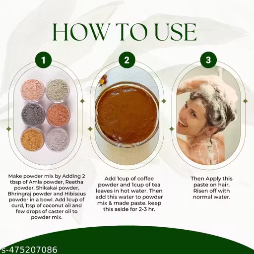 Bhringraj Powder For Hair Growth 50 Gms Each Combo (Pack Of 5)