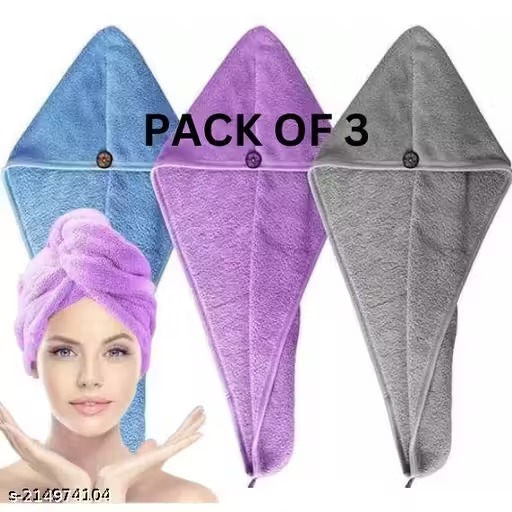 Polker Hair Towel Wrap Turban Microfiber