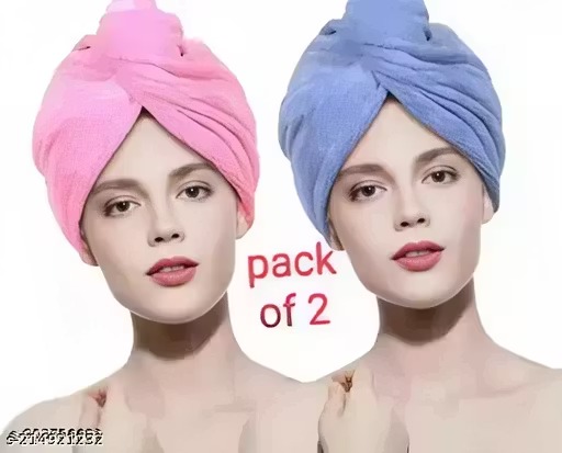 Polker Hair Towel Wrap Turban Microfiber