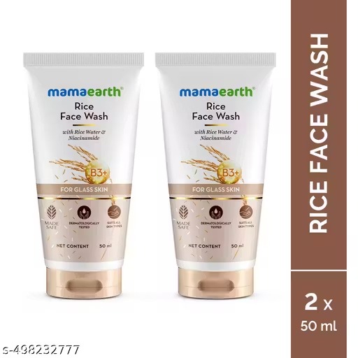 **Mamaearth Rice Face Wash 50 ml Pack Of 2**
