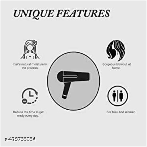 290 Professional Electric Foldable Hair Dryer With 2 Speed Control 1000 Watts