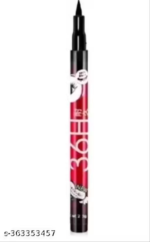 **Red Edition Lipstick, Hair Straightener With 36H Long Lasting Black Waterproof Eyeliner**