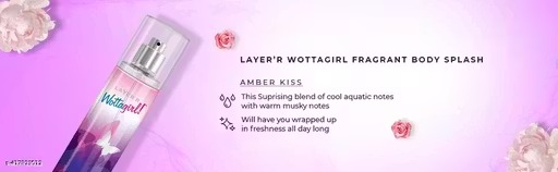 Long Lasting Body Spray (For Women Combo Pack Of 2 - 60Ml Each)