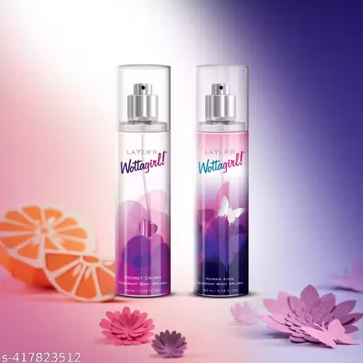 Long Lasting Body Spray (For Women Combo Pack Of 2 - 60Ml Each)