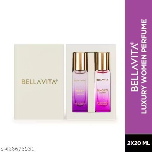 Bella Vita Luxury Women's DATE + SENORITA Woman Perfume Gift Combo