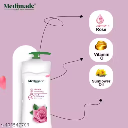 Medimade Rose Geranium Body Lotion - 400 Ml