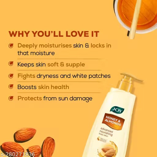 Joy Honey Almond Nourishing Body Lotion 750Ml